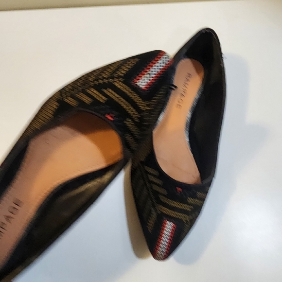 RAMPAGE Caela  women's pointed toe multicolor flat shoes size 8M - Picture 7 of 12